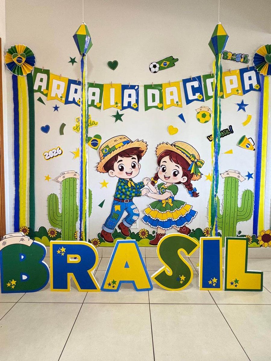 Painel Arraiá da Copa